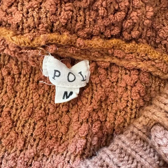 POL knit crop hoodie sweater - Picture 5 of 5